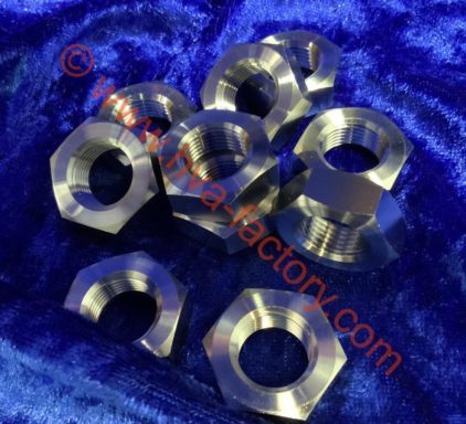 Front Wheel Nut - M15 x 1.25 pitch.  TITANIUM.    151623801     /     15-16-238-01