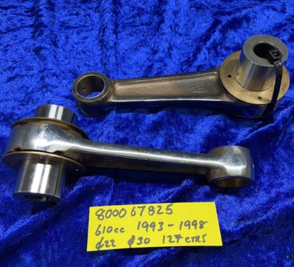 22A - Conrod Kit.   610cc.  1993 - 1998.    800067825