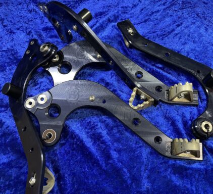 10C - MX Billet Alloy Brake pedal CR 1979 through 1984 - 2 strokes.    151549101    /    15-15-491-01 Plus Earlier