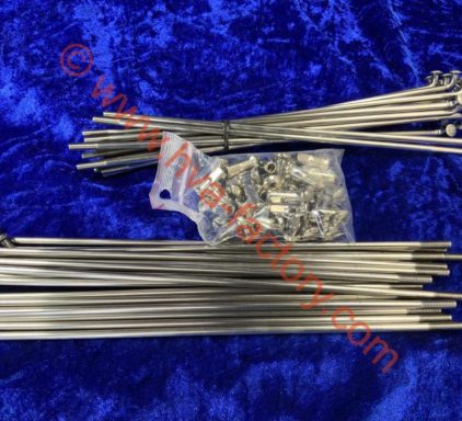 Spoke Set. 18'' 1983 to 1988 Rear Wheel - all models 36 pcs. 151682802 & 151682901    /    15-16-828-02 & 15-16-829-01